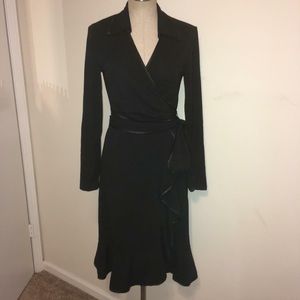 Penta Black wrap dress size 6